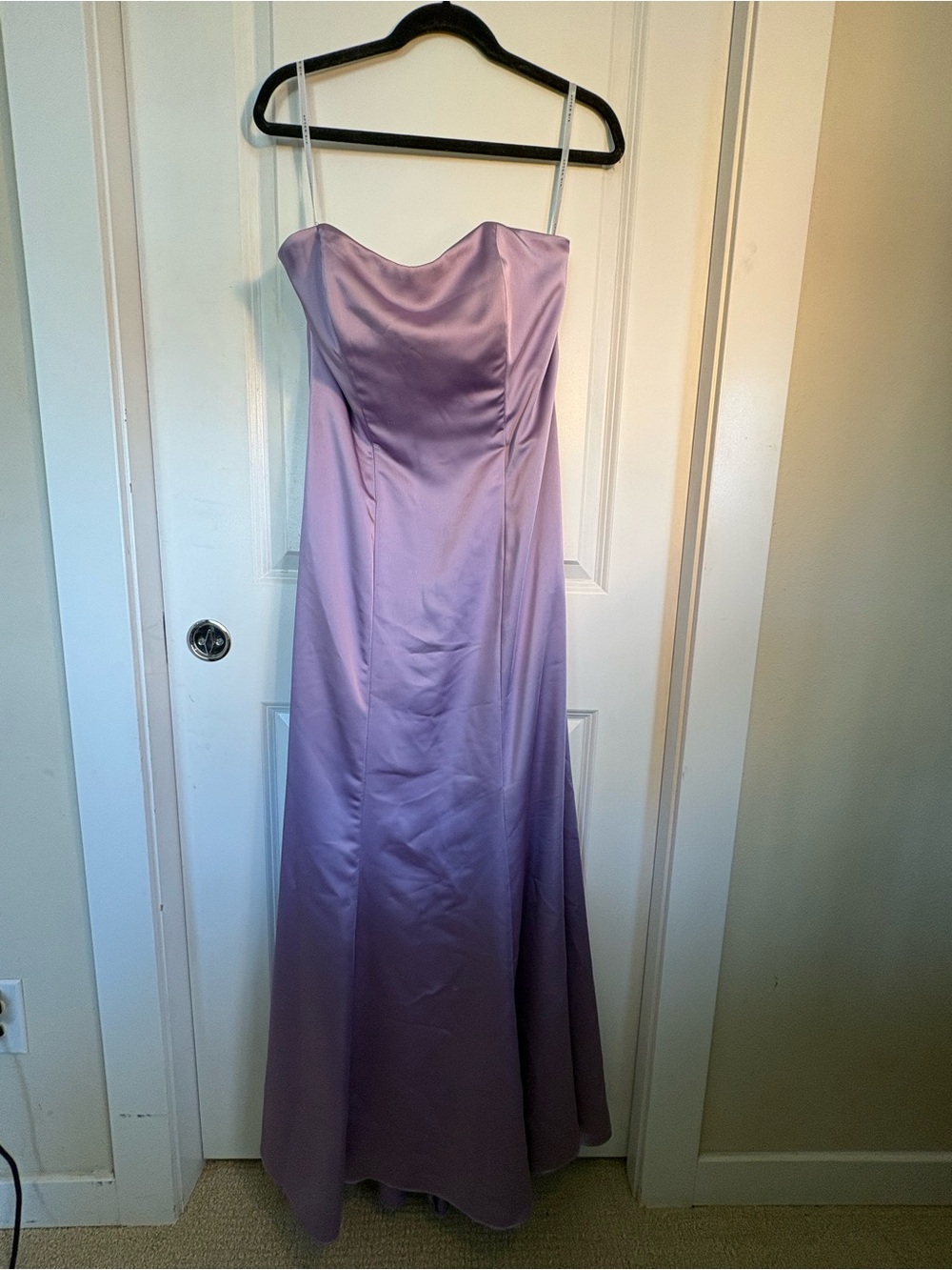 After Six "6859" Lux Charmeuse Gown - Picture 5 of 7